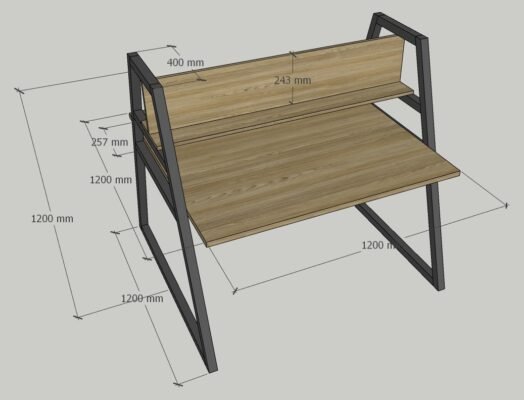 Thiết kế bàn làm việt theo yêu cầu